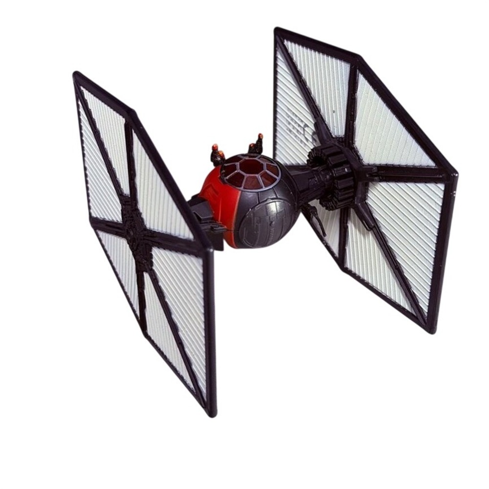 Disney Store Star Wars First Order TIE Fighter Toy Figure Black White Red 2015